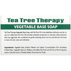 Vegetable Base Soap Bar with Tea Tree Oil