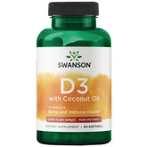 Vitamin D3 with Coconut Oil - High Potency
