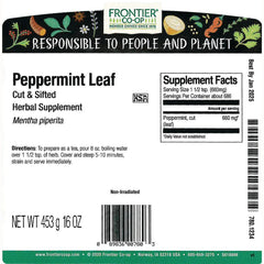 Peppermint Leaf - Cut & Sifted