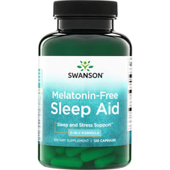 Melatonin-Free Sleep Aid - 3-in-1 Formula