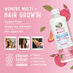 Women's Multivitamin + Hair Growth Liposomal - Peach