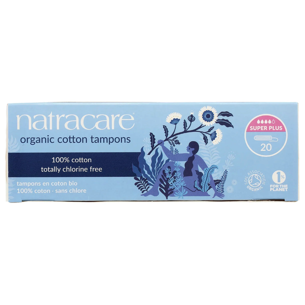Organic Cotton Tampons - Super Plus